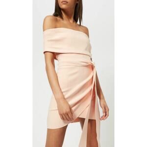 Bec & Bridge Marvellous Mini Dress Peach wedding cocktail bridesmaid 6